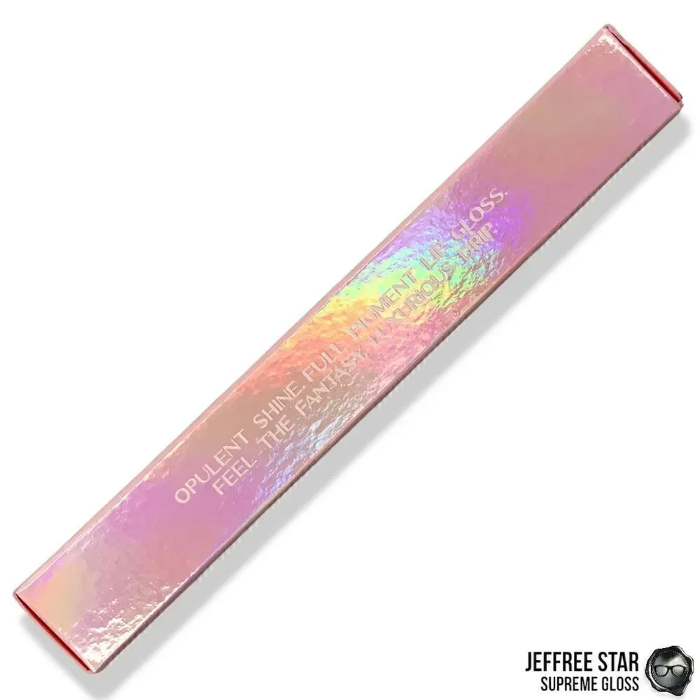 JEFFREE STAR IMPROPER SUPREME GLOSS FULL PIGMENT LIP COLOR DARK MAUVE NEW IN BOX